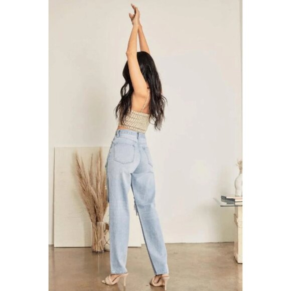 SUNSET HIGH RISE 90'S BAGGY DENIM - Picture 2 of 3